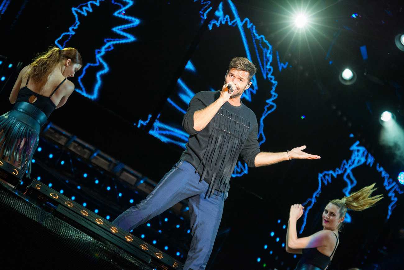 Claro Música acompañó con promociones y juegos los shows de Ricky Martin en Montevideo