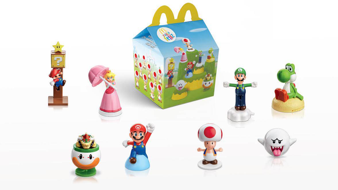 Los famosos personajes de Super Mario llegan a la Cajita Feliz de McDonald’s