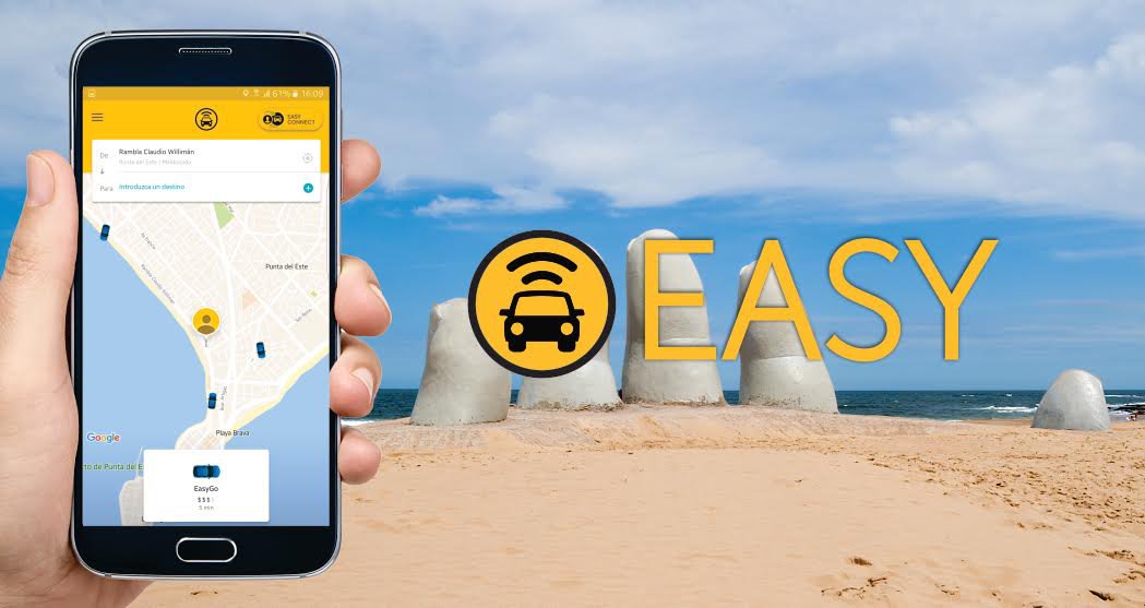 Easy Go se convierte en el primer servicio tecnológico de transporte particular que desembarca en Maldonado