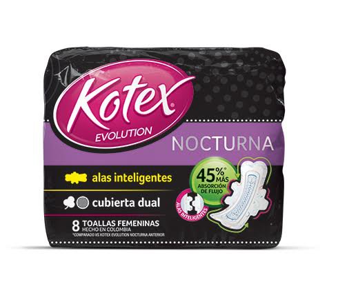 Kotex presenta sus nuevas toallas nocturnas con mayor adhesión