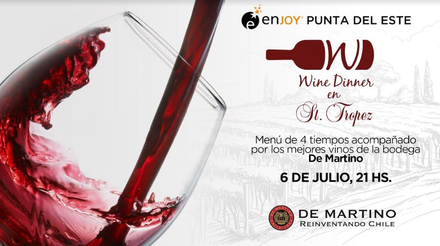 Llega una nueva edición de la tradicional “Wine Dinner” a Enjoy Punta del Este