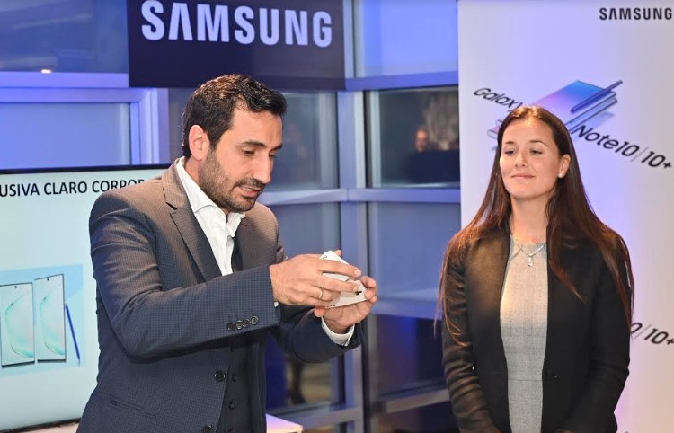 Claro y Samsung presentaron los nuevos modelos de la línea Galaxy Note10