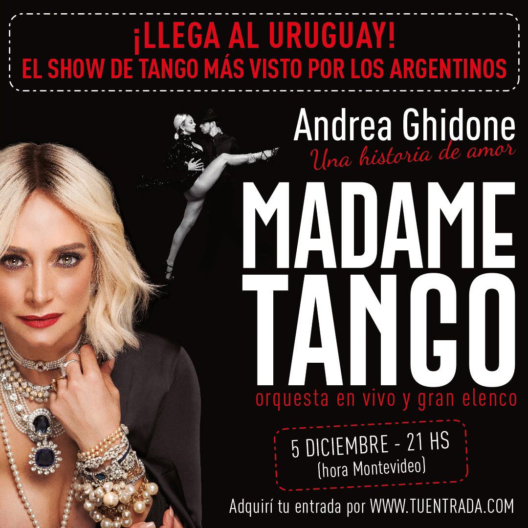 Llega a Uruguay: MADAME TANGO con Andrea Ghidone