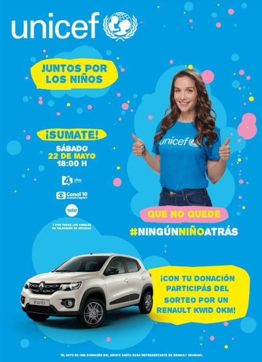Renault refuerza su compromiso con UNICEF y vuelve a estar presente en la jornada  “Juntos por los Niños”
