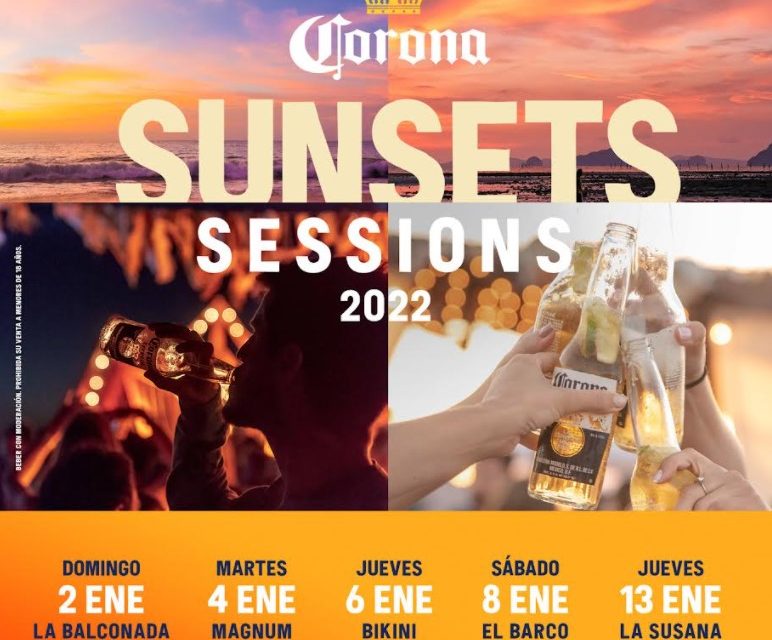 Corona presenta Sunset Sessions para disfrutar los mejores atardeceres de la temporada