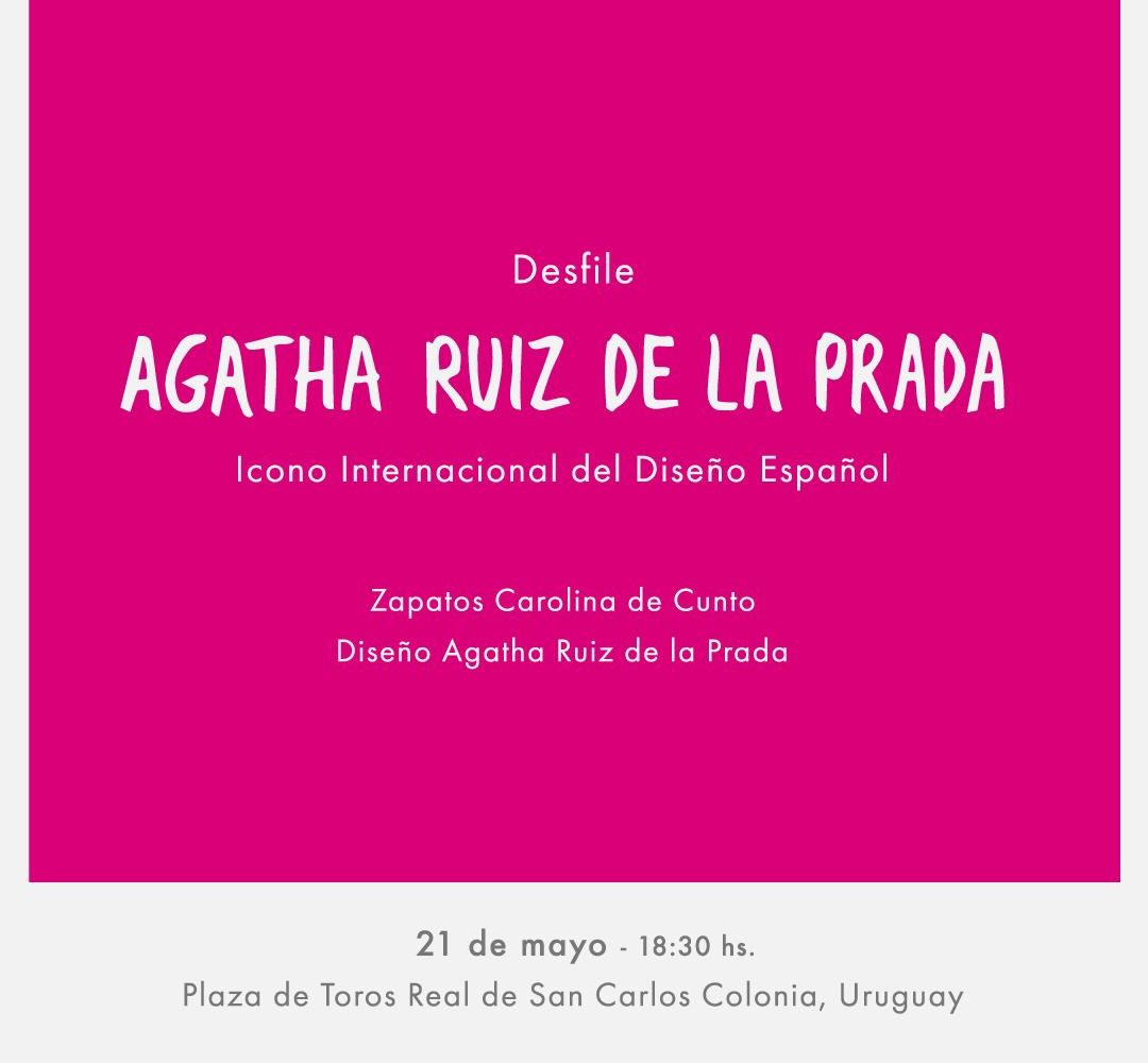 Agatha Ruiz de la Prada en impactante desfile en la Plaza de Toros de Colonia el próximo 21 de mayo
