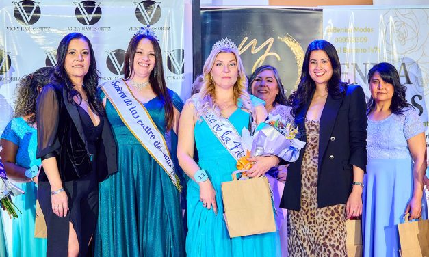 María Noel Ibáñez fue coronada como Señora de las 4 Décadas en el Centro Unión Obrero de la ciudad de Melo