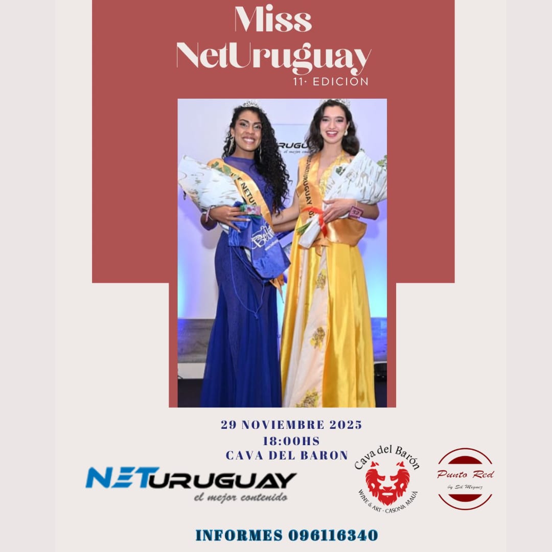 Últimos días de inscripción para Miss NetUruguay 2025