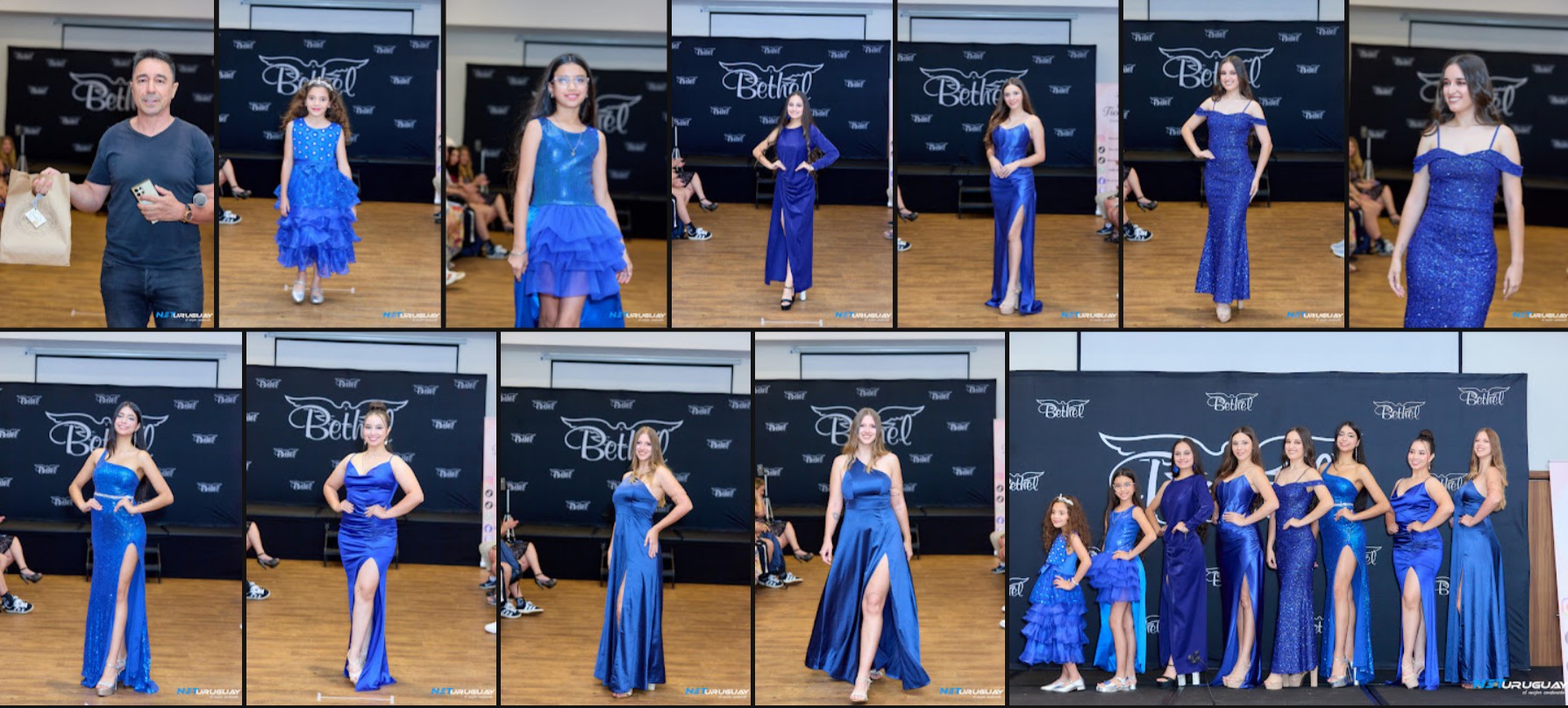 La Escuela de Modelos Bethel celebró su desfile de egresados en Montevideo