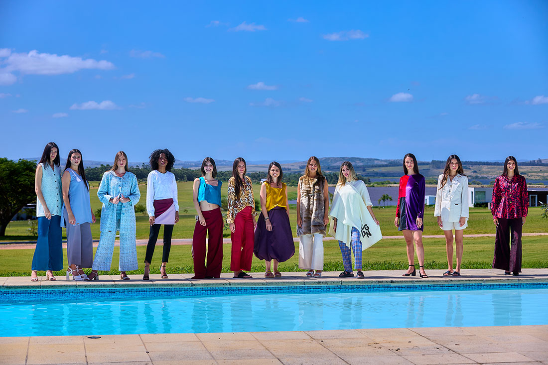 Magdana brilló en el ciclo Fashionably by Flavia Pintos en Laguna de los Cisnes