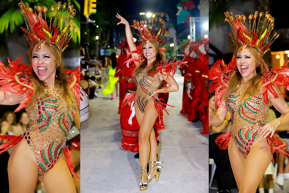 Melo vibró en el tercer día del Carnaval 2026 con Jessica Zunino y un marco multitudinario