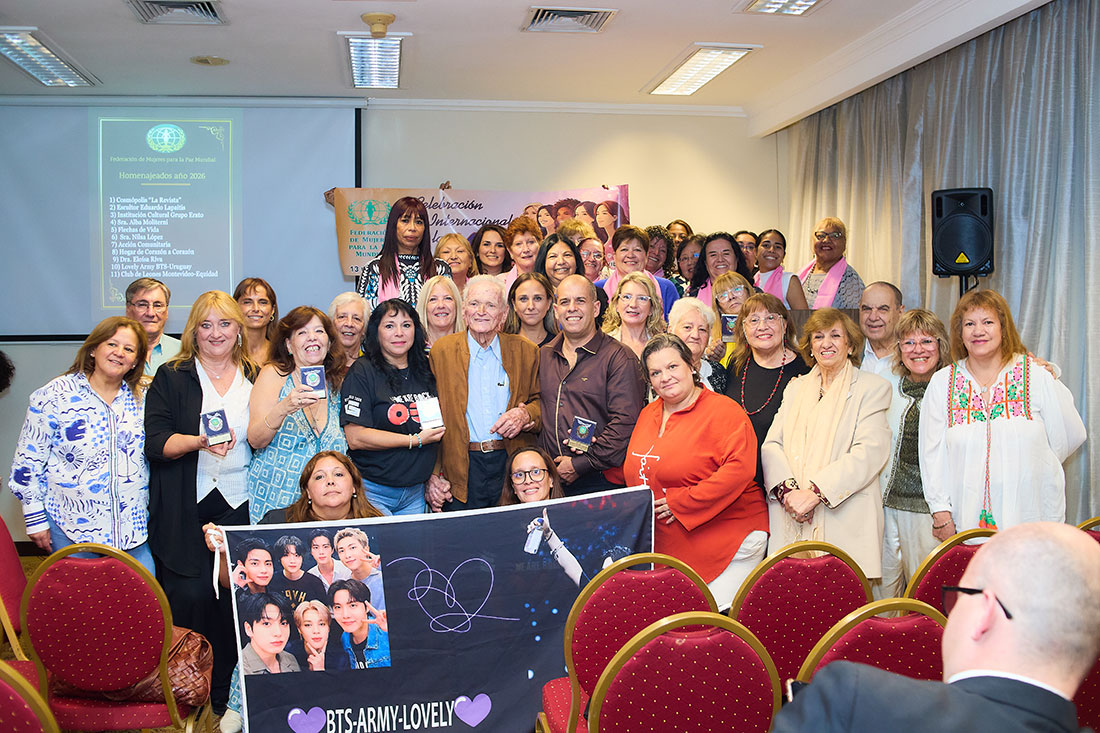 Federación de Mujeres para la Paz Mundial reconoció a destacadas personalidades e instituciones en el marco del Día Internacional de la Mujer